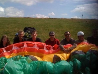  Entrenamiento en parapente